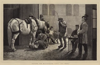 Devant le magistrat, inapte au travail